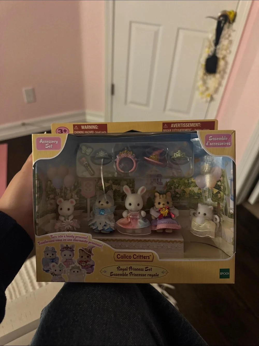 Calico Critters Royal Princess Accessory Set - Pink